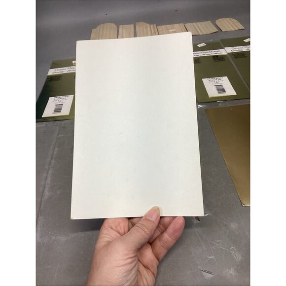 Set Of 6 Brass Sheets (New) And 6 Wood Planks For Model Ships - Picture 6 of 6